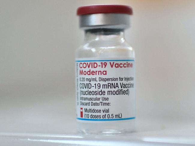 A dose of the Moderna vaccine. Picture: AFP