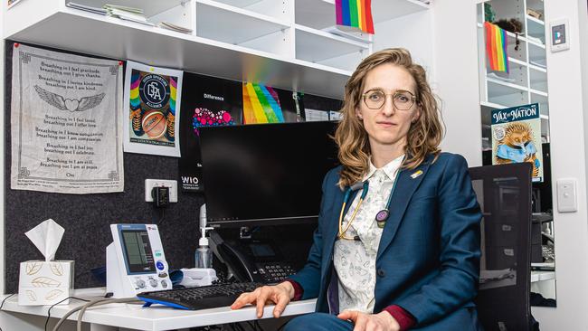 GP Registrar Dr Miranda Hann at her Hobart office. Picture: Linda Higginson