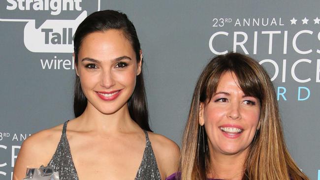 Gadot and Jenkins at the Critics’ Choice Awards earlier this month. Photo: AFP/Jean-Baptiste Lacroix