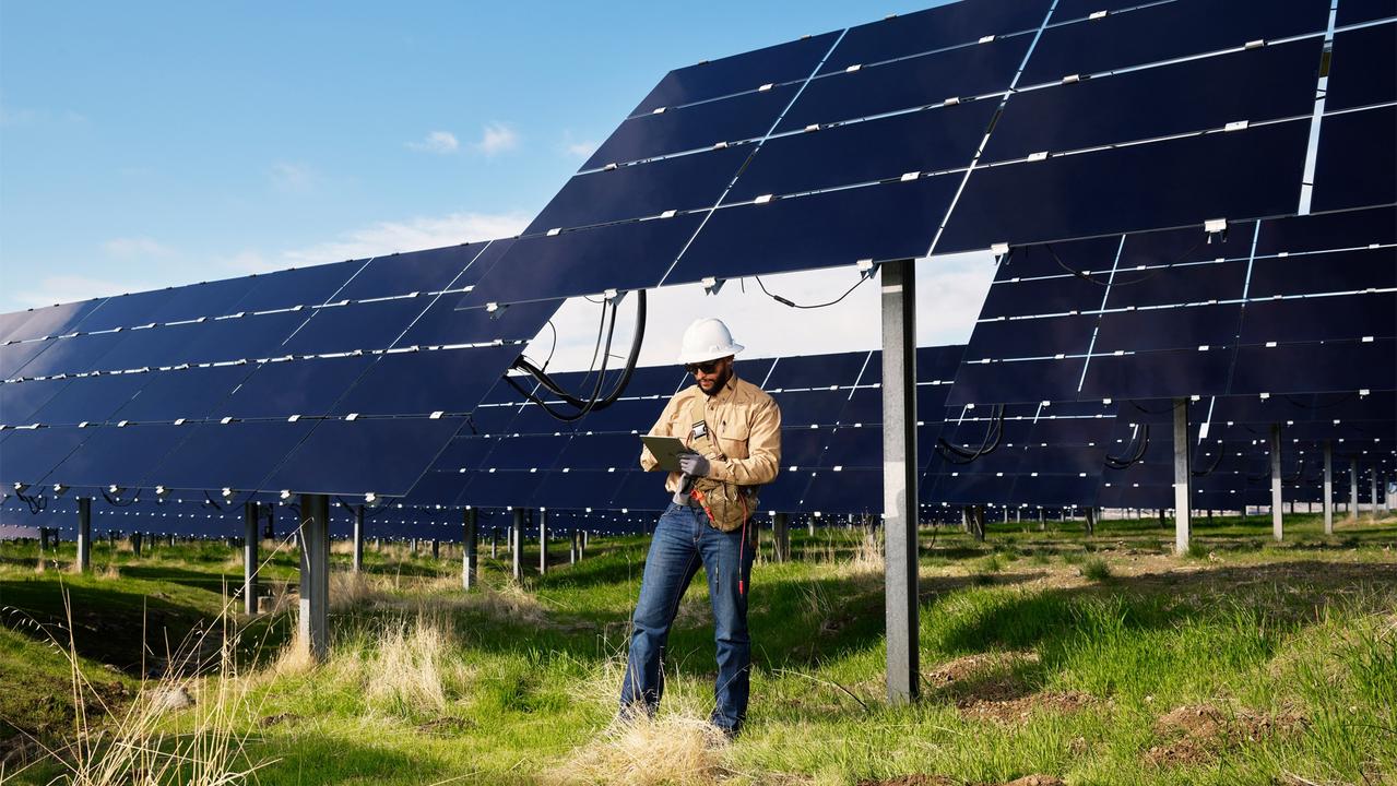 Apple’s California Flats solar farm. Picture: Supplied