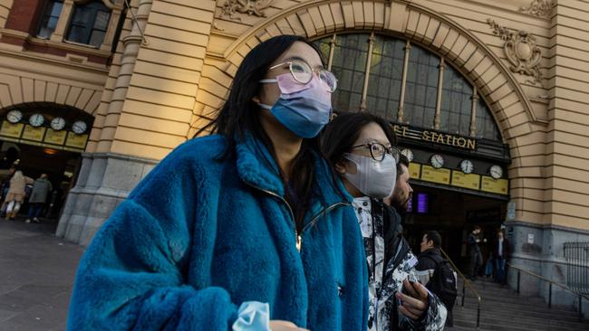 The research shows deaths are prevented if Victorians of all ages wear masks, at all times when in public. Picture: Getty