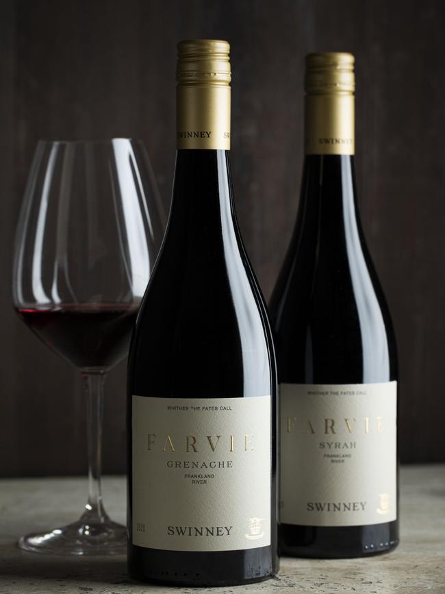 2020 Swinney Farvie Grenache and Farvie Syrah. Picture: Supplied