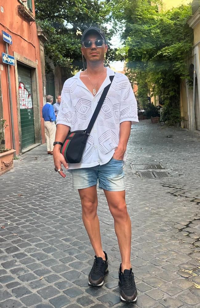 Anthony Callea takes to Rome to escape the Melbourne winter weather.