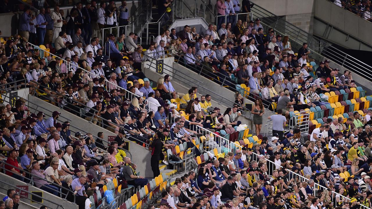 The Gabba was able to host a packed crowd for last year’s Grand Final.