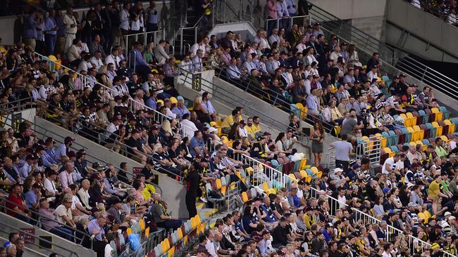 The Gabba was able to host a packed crowd for last year’s Grand Final.