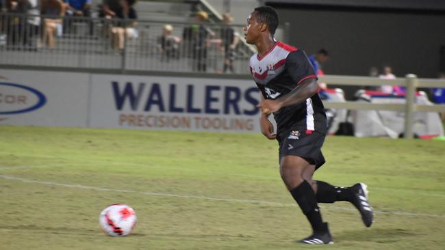 Delores Tuyishime in Magpies Crusaders v Sunshine Coast Fire in the FQPL1 at Sologinkin Oval. Saturday, March 19, 2022. Picture: Tara Miko