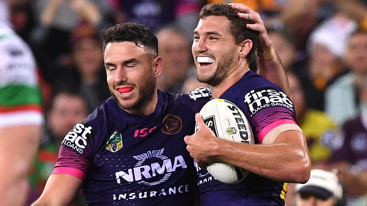 Corey Oates of the Broncos (right) is closing in on a new deal.