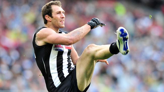 Travis Cloke played in three grand finals for Collingwood.