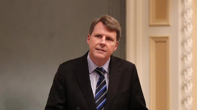 Dr Christian Rowan MP, Question Time, Parliament House, Brisbane. Photographer: Liam Kidston