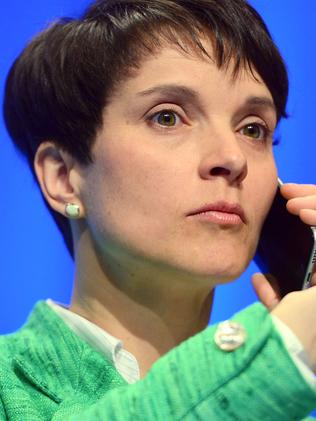 Frauke Petry is not afraid to use a Trump-style approach to grab headlines. Picture: Thomas Lohnes/Getty Images