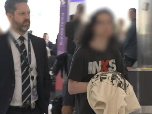 NSW Police arrested the 24-year-old person at Sydney Domestic Airport in June. Picture: NSW Police/Supplied