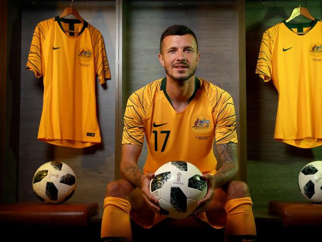 Nikita Rukavytsya is back in the Socceroos squad. Picture: Toby Zerna