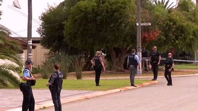 About 8am police were called to Mattison Way in Greenwood following reports a man had been seriously injured. Picture: 7 News