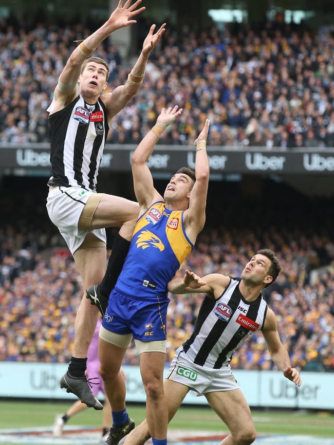 Cox lifted Nathan Buckley’s side after half-time in the grand final. Pic: Michael Klein