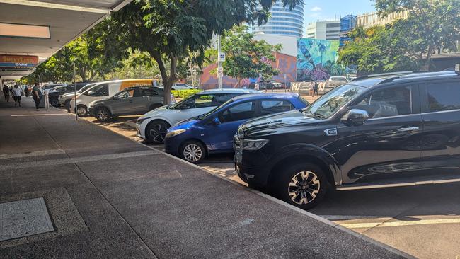 On-street parking in Darwin City will be free from 3pm weekdays from December 2 on a three-month trial basis. Picture: Alex Treacy