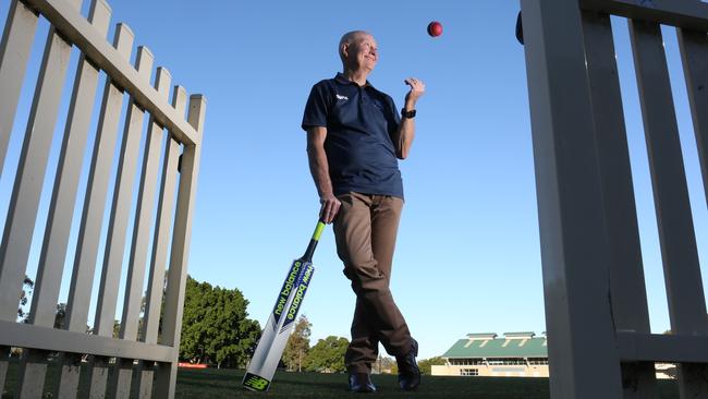 Martin Klumpp, seen at Bankstown Oval, has been awarded an OAM for services to cricket. Picture: Robert Pozo