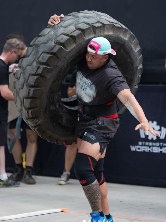 Jaden Laing was already well-known as a strongman competitor. Picture: Instagram