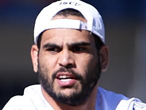 Greg Inglis at Rabbitohs training at Redfern Park.