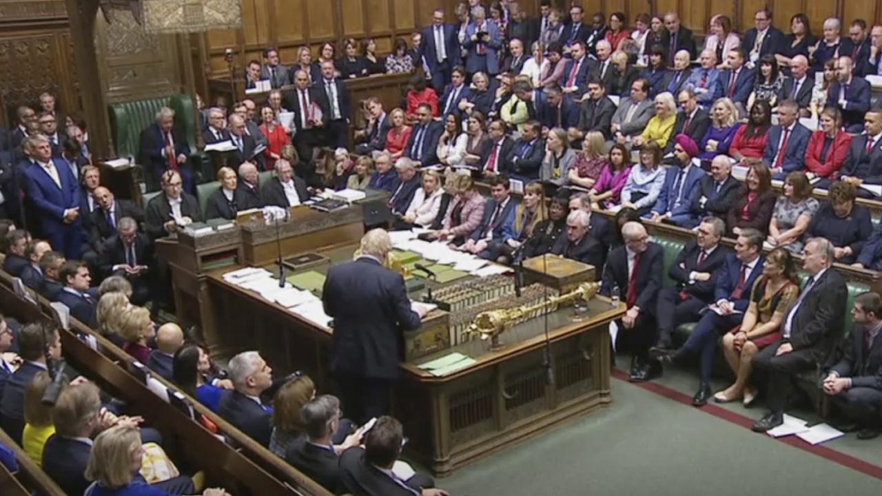 Parliament was holding its first Saturday sitting since the 1982 Falklands War