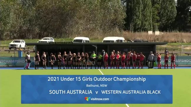 REPLAY: National U15's Girls Hockey Championships - WA Black vs SA