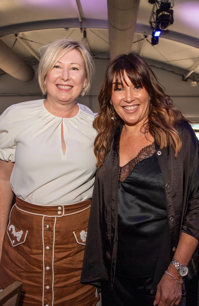 Vicki Lettice and Susan O'Callahan at the October Business Month 2023 in Mindil Beach Casino Resort, Darwin. Picture: Pema Tamang Pakhrin