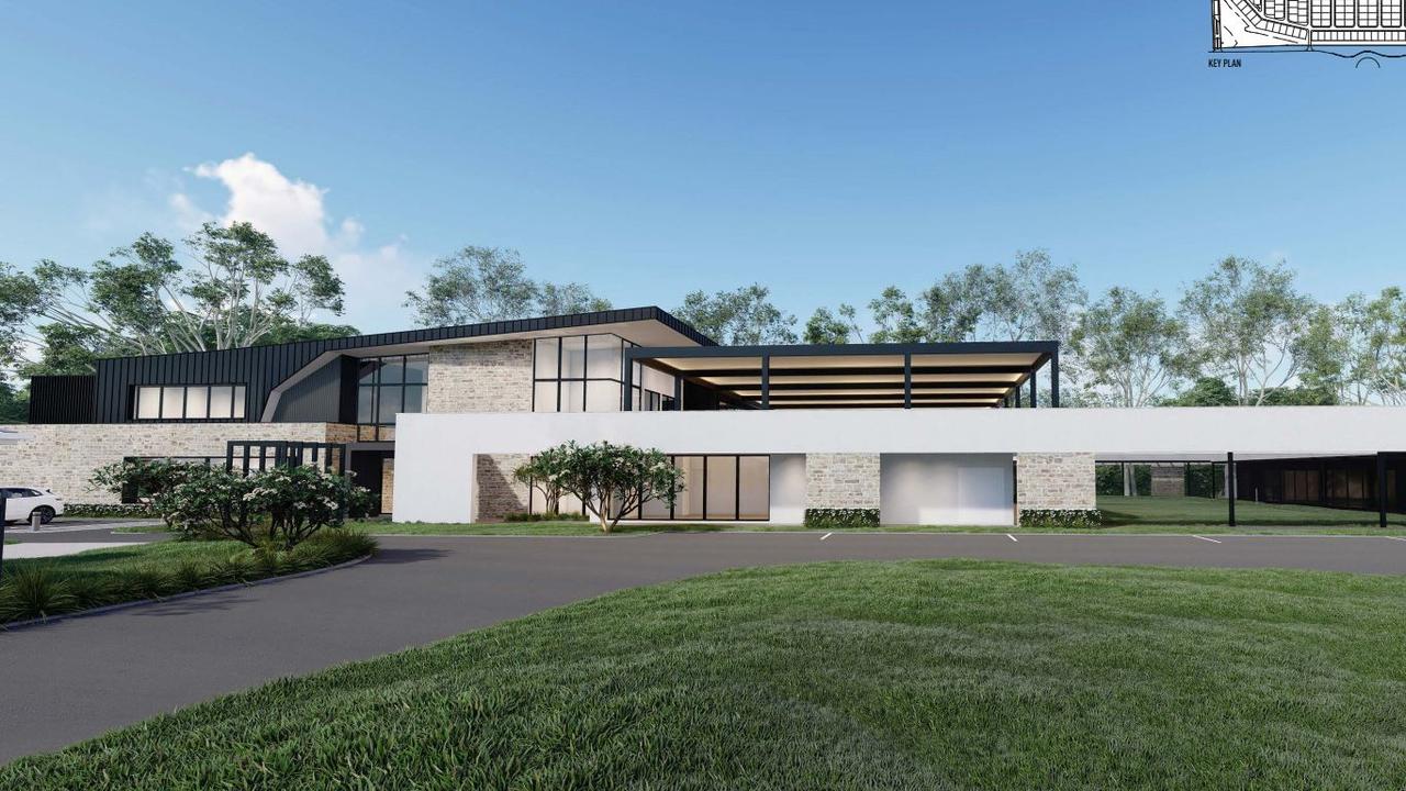 Clubhouse proposed as part of 246-unit GemLife development at Cooroy Golf Club.