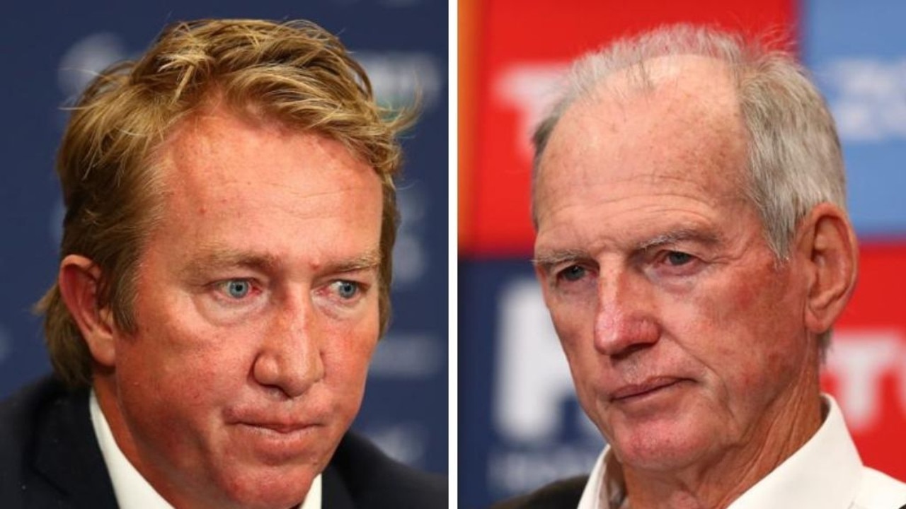 Trent Robinson and Wayne Bennett gave explosive post-match interviews.