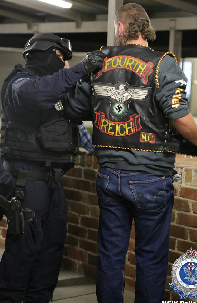 A club house linked to the Fourth Reich outlaw motorcycle gang was as part of ongoing targeting of criminal networks in the Illawarra.