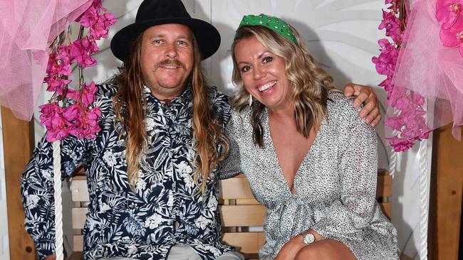 Andrew Kuryj and Leigh Kuryj at Ladies Oaks Day, Caloundra. Picture: Patrick Woods.