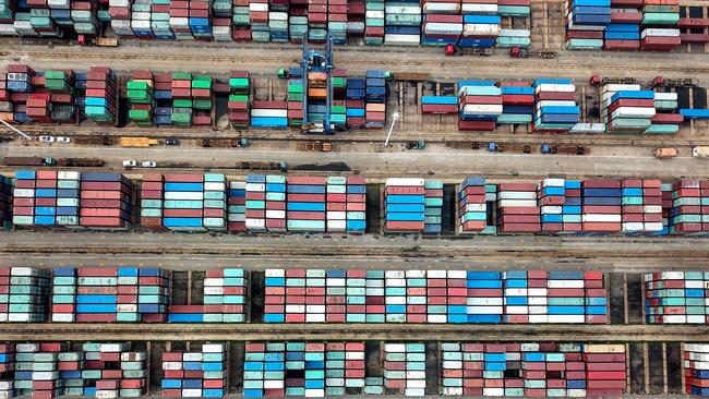 Tariffs remain on about $US370bon in annual imports from China, which the Biden administration is expected to retain as leverage. Picture: AFP