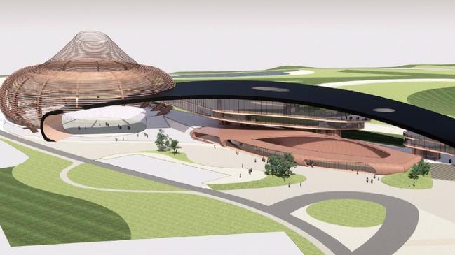 Concept designs for the Lockyer Valley Equine Precinct, which has been slated to be built at the Lockyer Valley Turf Club.