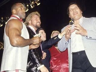 Virgil with Ted DiBiase and Andre the Giant. Instagram/Virgil