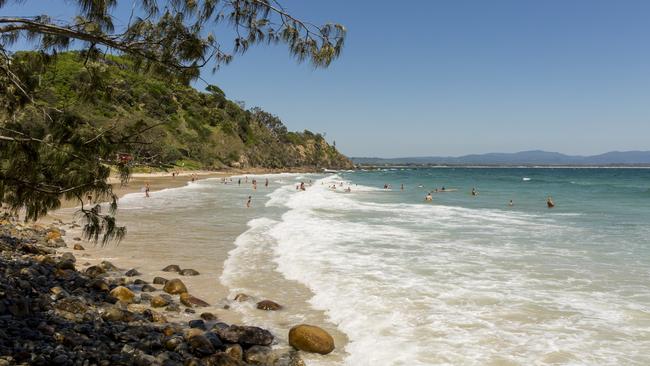 Holidaymakers in Byron Bay have reported being barred from some venues because of their northern beaches postcode. Credit James Horan.