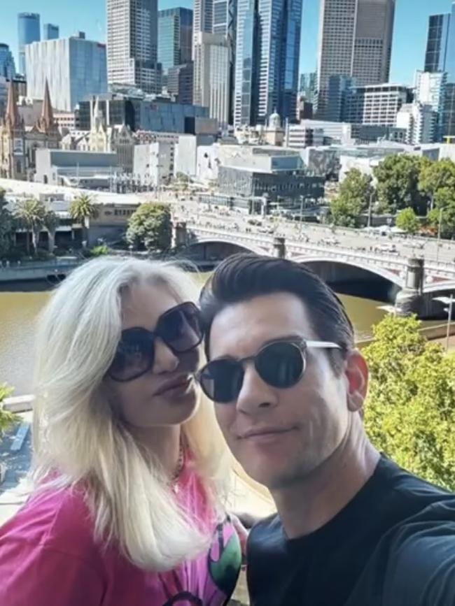 Orfeh and Andy Karl in Melbourne in February 2024. Picture: Supplied