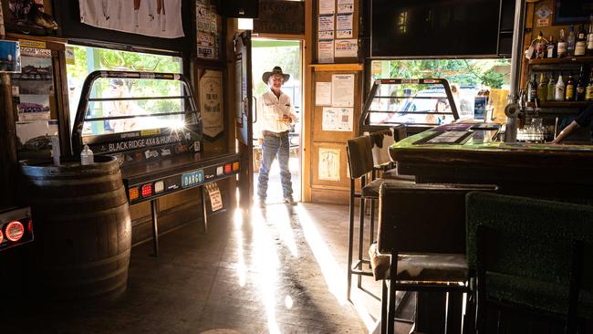 The Dargo pub became the heart of the gripping missing campers’ investigation. Picture: Jason Edwards