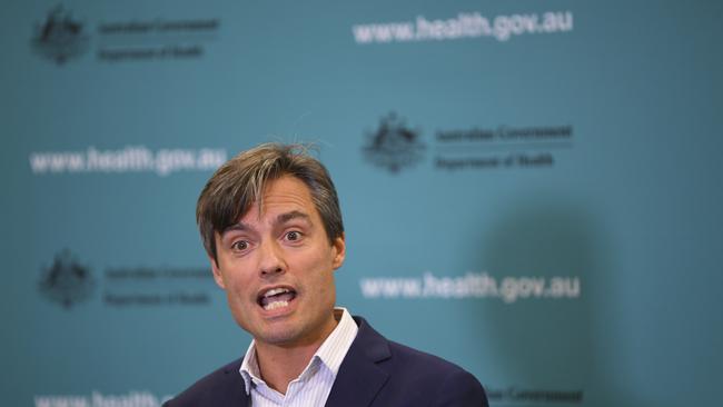 Deputy Chief Medical Officer Dr Nick Coatsworth. Picture: AAP