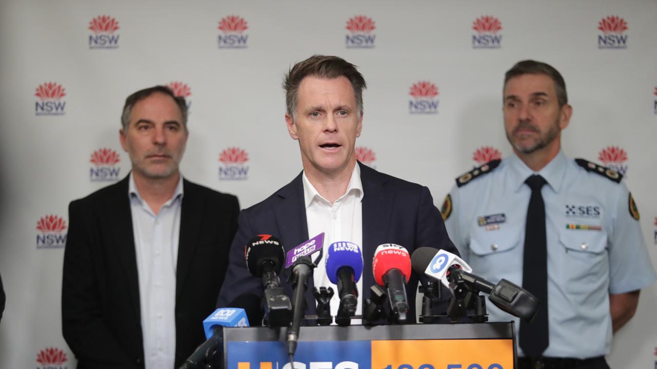 NSW Premier Chris Minns has warned almost 10,000 homes are at risk in the NSW floods. Picture: Christian Gilles / NewsWire