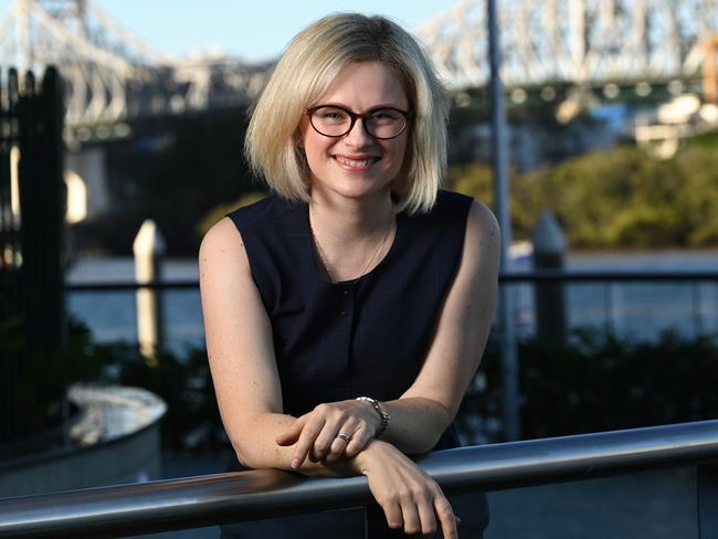 Senator Amanda Stoker is facing a preselection battle in Queensland. Picture: Lyndon Mechielsen