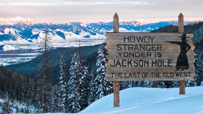 Jackson Hole’s welcome sign. Jerome Powell’s latest speech could have far-reaching ramifications.