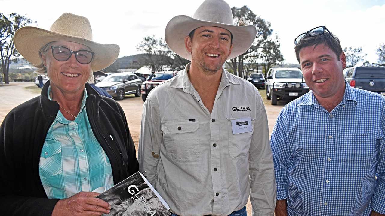 Helen Alexander, Aaron Wise and Matt Galvin. Picture: Matthew Purcell