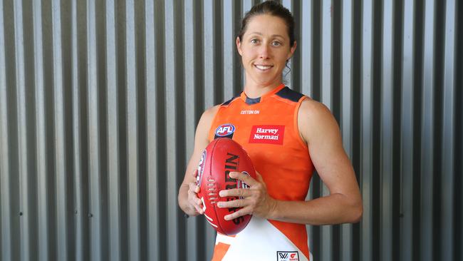 Giants AFLW marquee player Renee Forth. Picture: David Swift