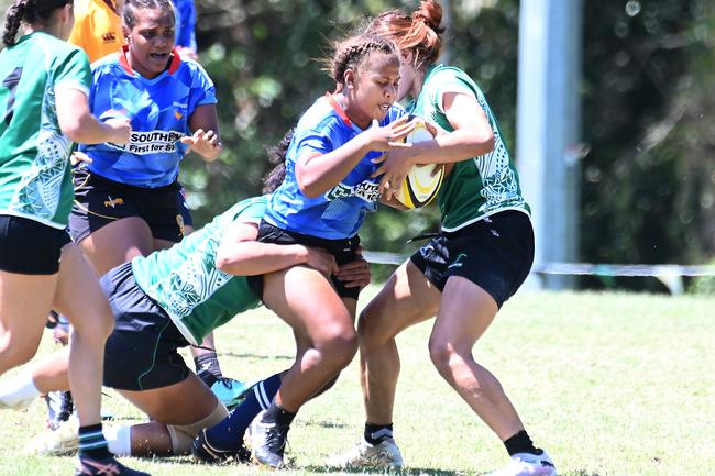 Fiji rugby 7's in Brisbane. Saturday October 6, 2024. Picture, John Gass