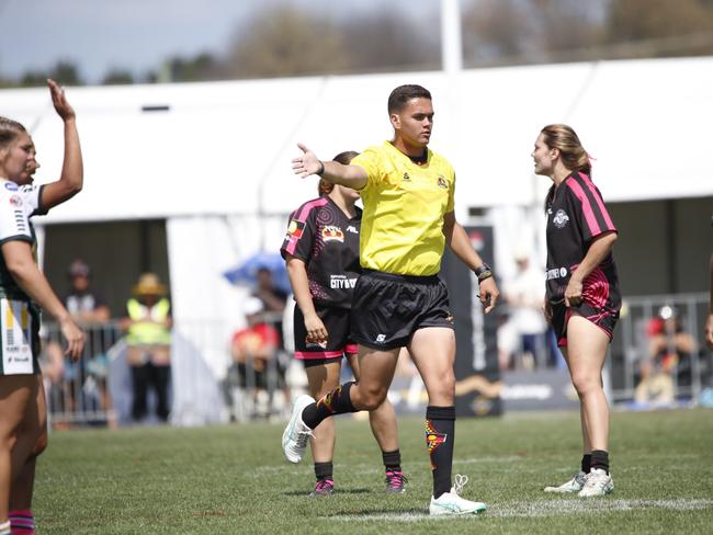 Koori Knockout - Day 4 Womens GF Redfern All Blacks v Bourke Warriors Monday, 7 October 2024 Hereford St, Bathurst NSW 2795, Australia, Picture Warren Gannon Photography