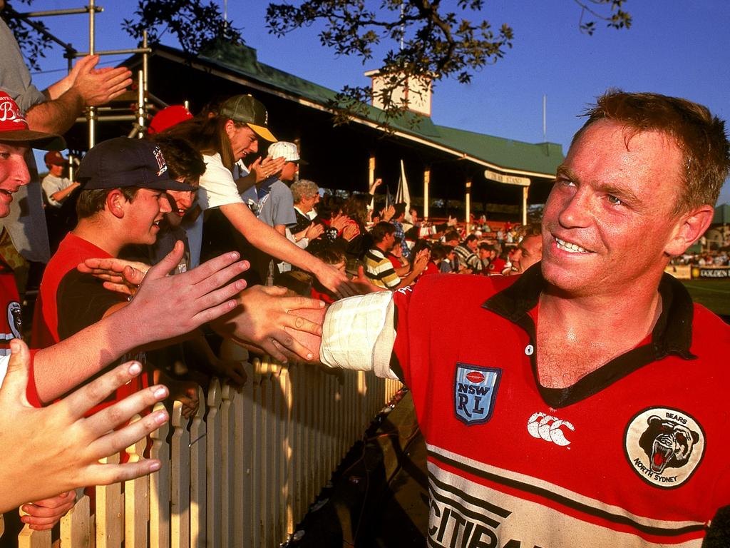 Greg Florimo in 1993. Picture: Getty Images