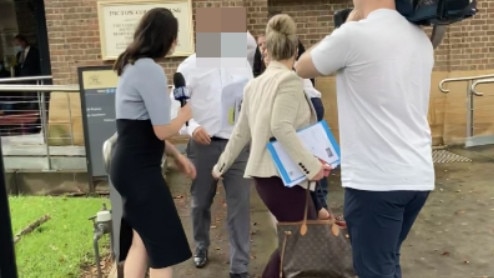 The 28-year-old tradie has pleaded guilty to drunkenly riding an illegal motorbike in Oran Park without a helmet or a licence while his infant son was in his lap. Picture: Adelaide Lang