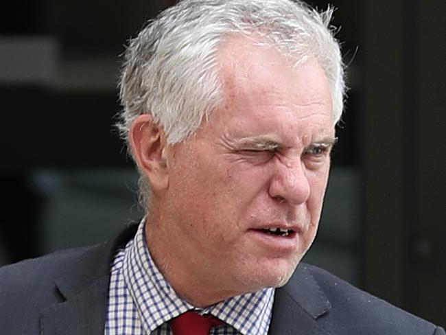 Owen Hughes leaving Federal court, Brisbane. Photographer: Liam Kidston.