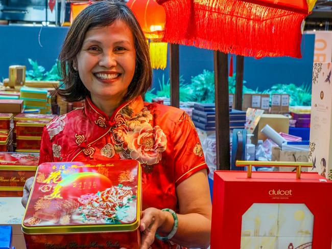 Thai Kee IGA's mooncake sale at Market City. Picture: Jenifer Jagielski