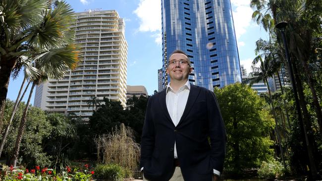 WT Partnership Queensland general manager Cameron Waters says Brisbane needs to think big and forward. Picture: David Clark