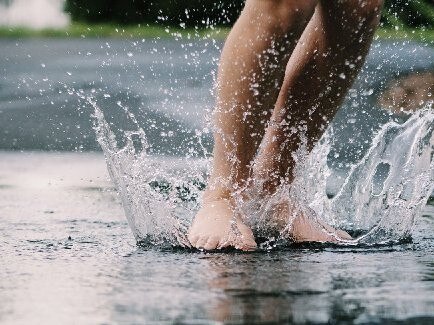 The rain is a welcome change for many farmers in rural regions.