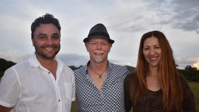 Developers Jonathan Leishman and Jason and Helen Grant are behind plans for an agribusiness and tourist hub at Coolum Beach, called Barns Lane Farm.